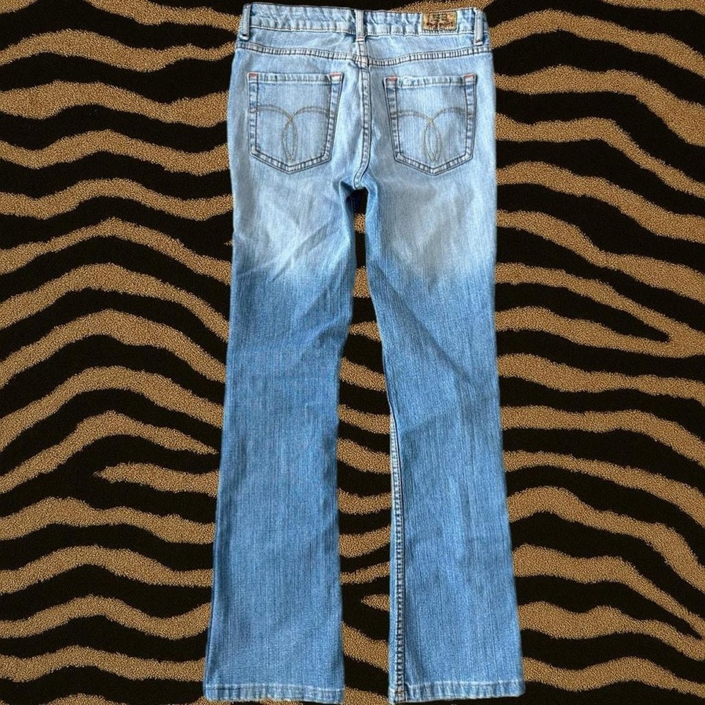 Authentic Paris Blues Light Wash Mid Rise Flare Jeans – Size 3 - Picture 4 of 8
